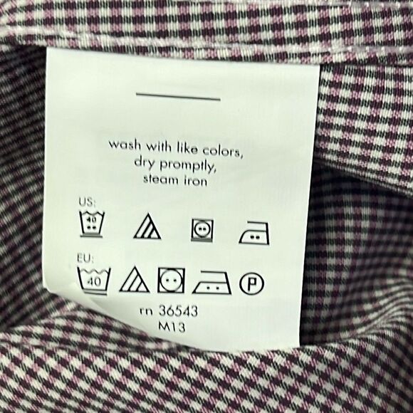 Van Heusen Long Sleeve Collared Button Down Slim Fit Flex3 Dress Shirt-16–16 1/2 - Picture 13 of 16